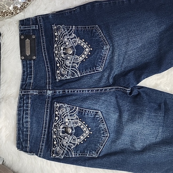 😍TRU LUXE JEANS, bootcut, Size 27 - Picture 7 of 7